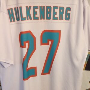 Hulkenberg White and Teal Men's Jersey
